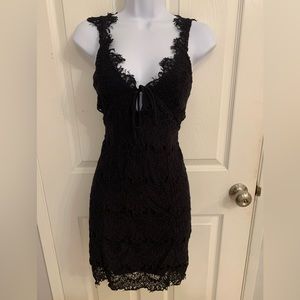 Free People Lace Mini Dress